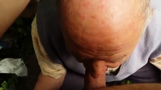 Very old man Sucking Cock