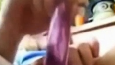 Masturbating creamy pussy