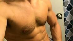 Beefy Muscles Hunk Gay Men Sex