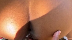 Ass fingered petite amateur pov dick sucking and wanking