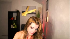 Hot Amateur Webcam Teen Masturbates For Their Fans