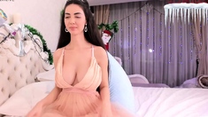 Great Big Boobs On Masturbating Redhead