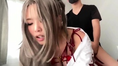 Asian hot babe laid hardcore