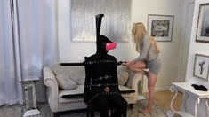Blonde amateur milf does anal on pov camera 11