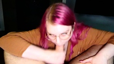 Hot amateur pov blowjob handjob