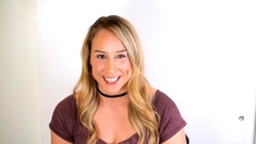 Chubby blonde brianna solo masturbation