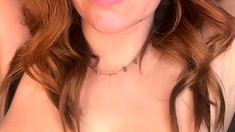 Great Big Boobs On Masturbating Redhead