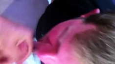 Big-Cock Amateur Takes Two Loads in His Mouth