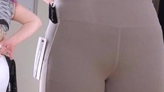 Blonde amateur gives webcam show with toys