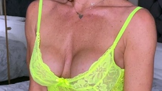 Big boobs milf masturbates with her dildo