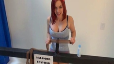 This large amateur cam girl has some very big boobs