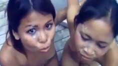 Two Thai Amateurs In A Steamy Threesome