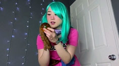 Japanese teen in uniform sucks jerks POV cock