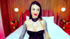 Brunette Solo Webcam Masturbation