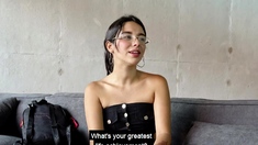 Latina teen enjoys hardcore fucking