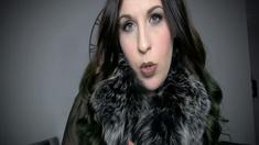 Cute curly brunette solo webcam masturbation