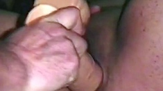Girl's Private Orgasm with Huge Dildo