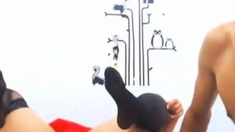 British-Polish Girl's Pussy Display