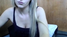 blonde teen pregnant girl has her pussy masturbated