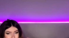 Adrianna Savu gave a solo onanism and finger fucking