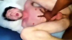 Big Black Cock Fucks Twink Hard