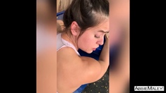 Abbie Maley - Abbie Super Sloppy Blowjob In A Car