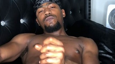 Laying On Bed Busting This Nut