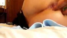 Milf Tries Anal With A Dildo