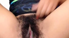 Beautiful hairy bush pussy 2