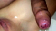 closeup dripping creampie